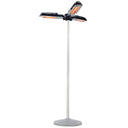 Sunred Parasolverwarming 2000 W Halogeen Zwart En Zilver Ph10 Rood