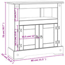 Wandtafel Mexicaans Grenenhout Corona-Stijl 80X43X78 Cm