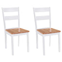 Eetkamerstoelen Met Kussens Massief Hout Rubber