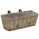 Balkonbakken 40 Cm Wicker Met Pe-Voering