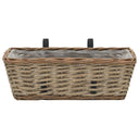 Balkonbakken 40 Cm Wicker Met Pe-Voering