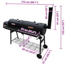 Rookbarbecue Nevada Xl Zwart