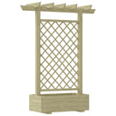 Pergola Plantenbak 162X56X204 Cm Hout