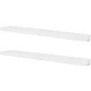 Wandplanken Mdf Zwevend Voor Boeken/Dvd Wit