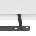 Wandplanken Mdf Zwevend Voor Boeken/Dvd Wit