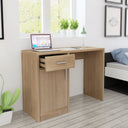 Bureau Met Kast En Lade 100X40X73 Cm Bewerkt Hout