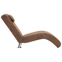 Chaise Longue Met Kussen Kunstsuède