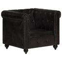 Fauteuil Chesterfield-Stijl Echt Leer