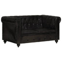 Tweezitsbank Chesterfield-Stijl Echt Leer