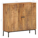 Dressoir 75X30X75 Cm Massief Mangohout