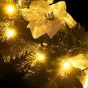 Kerstslinger Met Led-Lampjes 2,7 M Pvc Zwart