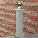 Plantenstandaard Klassieke Zuil Vierkant 17X17X66 Cm Mdf Hout