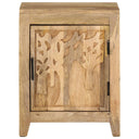 Nachtkastje 40X30X50 Cm Massief Mangohout
