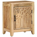 Nachtkastje 40X30X50 Cm Massief Mangohout