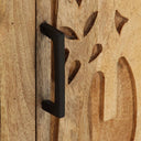 Nachtkastje 40X30X50 Cm Massief Mangohout