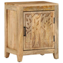 Nachtkastje 40X30X50 Cm Massief Mangohout