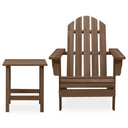 Tuinstoel Adirondack Met Tafel Massief Vurenhout