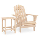 Tuinstoel Adirondack Met Tafel Massief Vurenhout