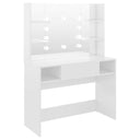 Kaptafel Met Led-Verlichting 00X40X35 Cm Mdf