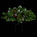 Kerstdecoratie Met Verlichting Pvc Groen