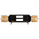 Tv-Meubel 110X30X45 Cm Ruw Mangohout