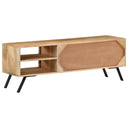 Tv-Meubel 110X30X40 Cm Massief Mangohout Antraciet