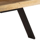Tv-Meubel 110X30X40 Cm Massief Mangohout Antraciet