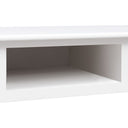 Bureau 108X45X76 Cm Massief Paulowniahout Wit Grijs