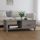 Salontafel Hamar 100X55X35 Cm Massief Grenenhout