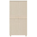 Kledingkast Hamar 89X50X180 Cm Massief Grenenhout Honing
