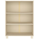 Boekenkast Hamar 85X35X112 Cm Massief Grenenhout