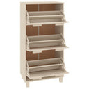 Schoenenkast Hamar 59,5X35X117 Cm Grenenhout