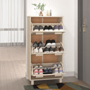 Schoenenkast Hamar 59,5X35X117 Cm Grenenhout
