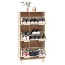 Schoenenkast Hamar 59,5X35X117 Cm Grenenhout