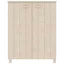 Schoenenkast Hamar 85X40X108 Cm Massief Grenenhout