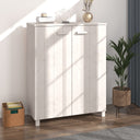 Schoenenkast Hamar 85X40X108 Cm Massief Grenenhout