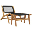 Tuinstoel Massief Teakhout En Polyester