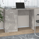 Bureau Met Kast En Lade 100X40X73 Cm Bewerkt Hout