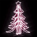 Kerstfiguur Kerstboom Met Warmwitte Led's 87X87X93 Cm