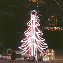 Kerstfiguur Kerstboom Met Warmwitte Led's 87X87X93 Cm