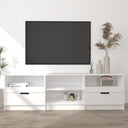 Tv-Meubel 150X33,5X45 Cm Bewerkt Hout Artisanaal Eikenkleur