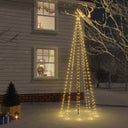 Kerstboom Met Grondpin 1134 Led's Meerkleurig 800 Cm