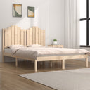 Bedframe Extra Lang Zonder Matras Massief Hout