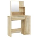 Kaptafel Met Spiegel 86,5X35X36 Cm Kleurig