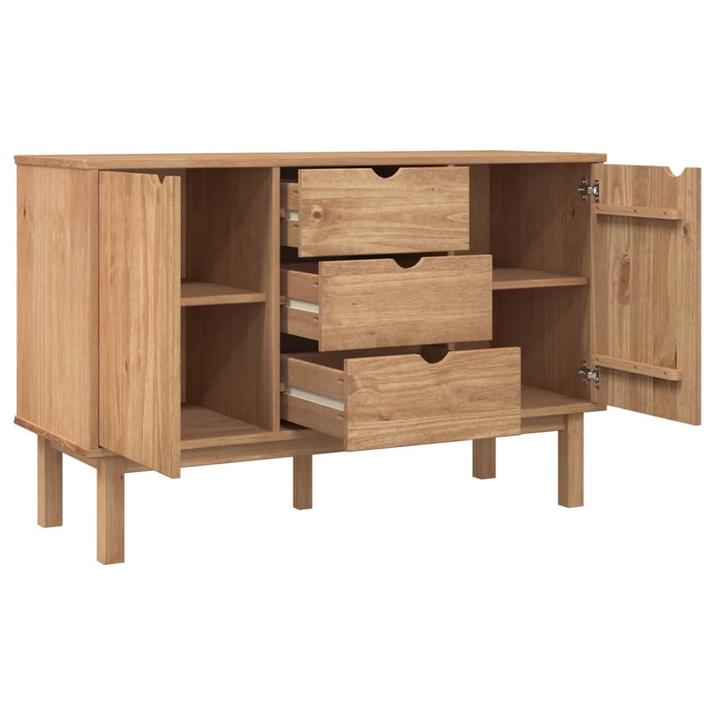 Dressoir Otta 113,5X43X73 Cm Massief Grenenhout