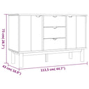 Dressoir Otta 113,5X43X73 Cm Massief Grenenhout