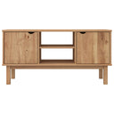 Tv-Meubel Otta 113,5X43X57 Cm Massief Grenenhout