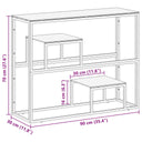 Wandtafel Roestvrijstaal En Gehard Kleurig