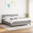 Boxspring Met Matras Stof Kleurig