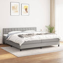 Boxspring Met Matras Stof Kleurig